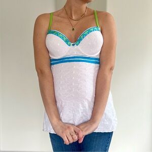 Rampage Y2K Babydoll Bustier Corset Top – Coquette, 2000s, 90s, Vintage - Size L